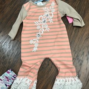 Peaches N cream toddler romper